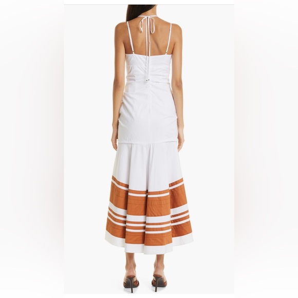 Veronica Beard Fitz High Low Cotton Dress - Picture 2 of 6